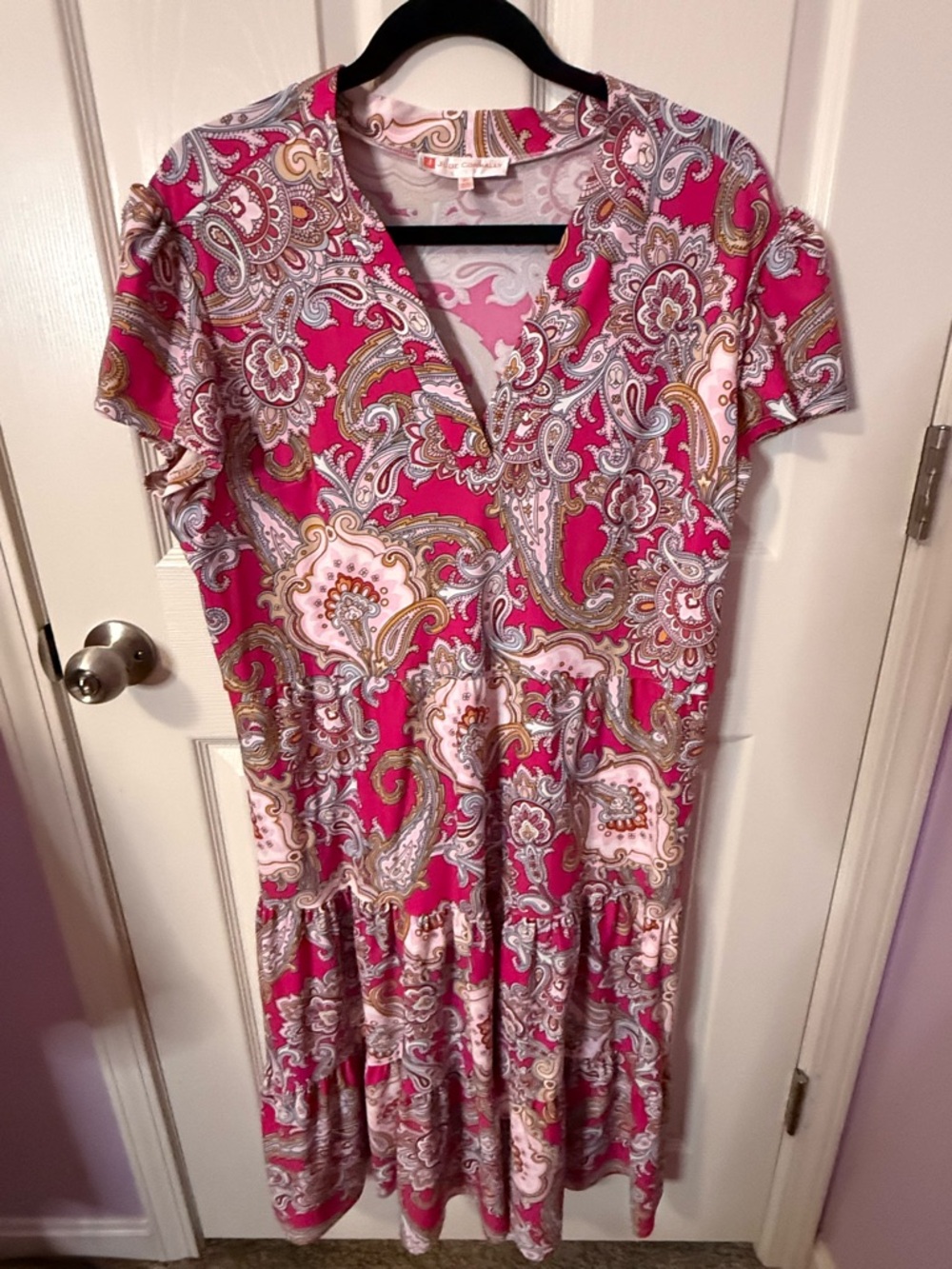 Jude Connally Libby “Jude Cloth” Midi Dress in EUC